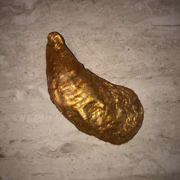 Handmade oyster shell jewelry trinket dish / ring dish - seashell design 🐚 - Picture 4 of 5